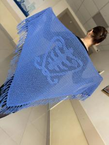 Шаль с ингушским орнаментом с. Шолхи