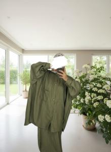 Костюм из льна